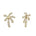 Pavé Retro Palm Tree Stud Earrings Earrings Island by Koa Nani 
