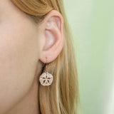 Pavé Sand Dollar Earrings Earrings Island by Koa Nani 