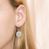 Pavé Sand Dollar Earrings Earrings Island by Koa Nani 
