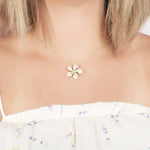 Pavé Sunrise Plumeria Pendant Pendant Island by Koa Nani 