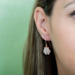 Pavé Sunrise Seashell Earrings Earrings Island by Koa Nani 