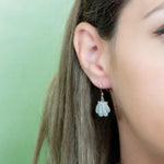 Pavé Sunrise Seashell Earrings Earrings Island by Koa Nani 