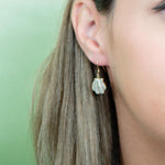 Pavé Sunrise Seashell Earrings Earrings Island by Koa Nani 