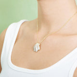 Pavé Sunrise Seashell Pendant Pendant Island by Koa Nani 