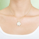 Pavé Sunrise Seashell Pendant Pendant Island by Koa Nani 