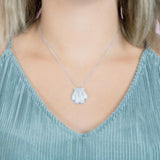 Pavé Sunrise Seashell Pendant Pendant Island by Koa Nani 