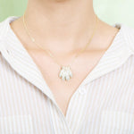 Pavé Sunrise Seashell Pendant Pendant Island by Koa Nani 