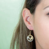Pavé Swimming with Nai'a Hook Earrings Earrings Island by Koa Nani 