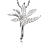 Pavé Tropical Bird of Paradise Pendant Pendant Island by Koa Nani White Gold 