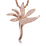 Pavé Tropical Bird of Paradise Pendant Pendant Island by Koa Nani Rose Gold 
