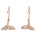 Pavé Whale Tail Earrings Earrings Island by Koa Nani 