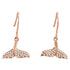 Pavé Whale Tail Earrings Earrings Island by Koa Nani 