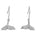Pavé Whale Tail Earrings Earrings Island by Koa Nani 