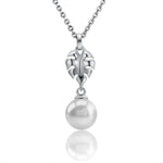 Pearl Alocacia Leaf Pendant Pendant Island by Koa Nani Freshwater Pearl 