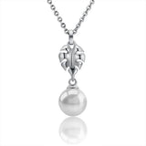 Pearl Alocacia Leaf Pendant Pendant Island by Koa Nani Freshwater Pearl 