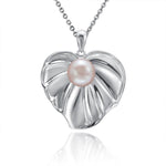 Pearl Anthurium Pendant Pendant Island by Koa Nani Akoya Pearl 