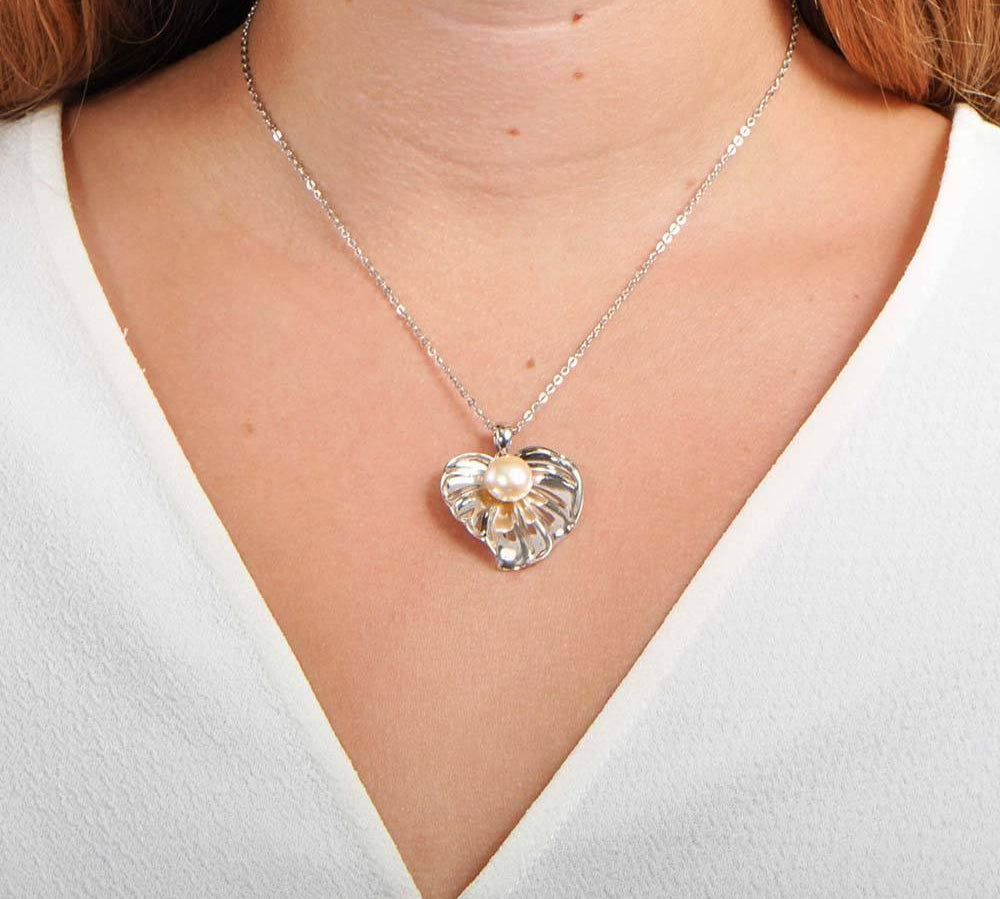 Pearl Anthurium Pendant Pendant Island by Koa Nani 