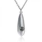 Pearl Banana Leaf Raindrop Pendant Pendant Island by Koa Nani Tahitian Pearl 