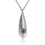 Pearl Banana Leaf Raindrop Pendant Pendant Island by Koa Nani Tahitian Pearl 