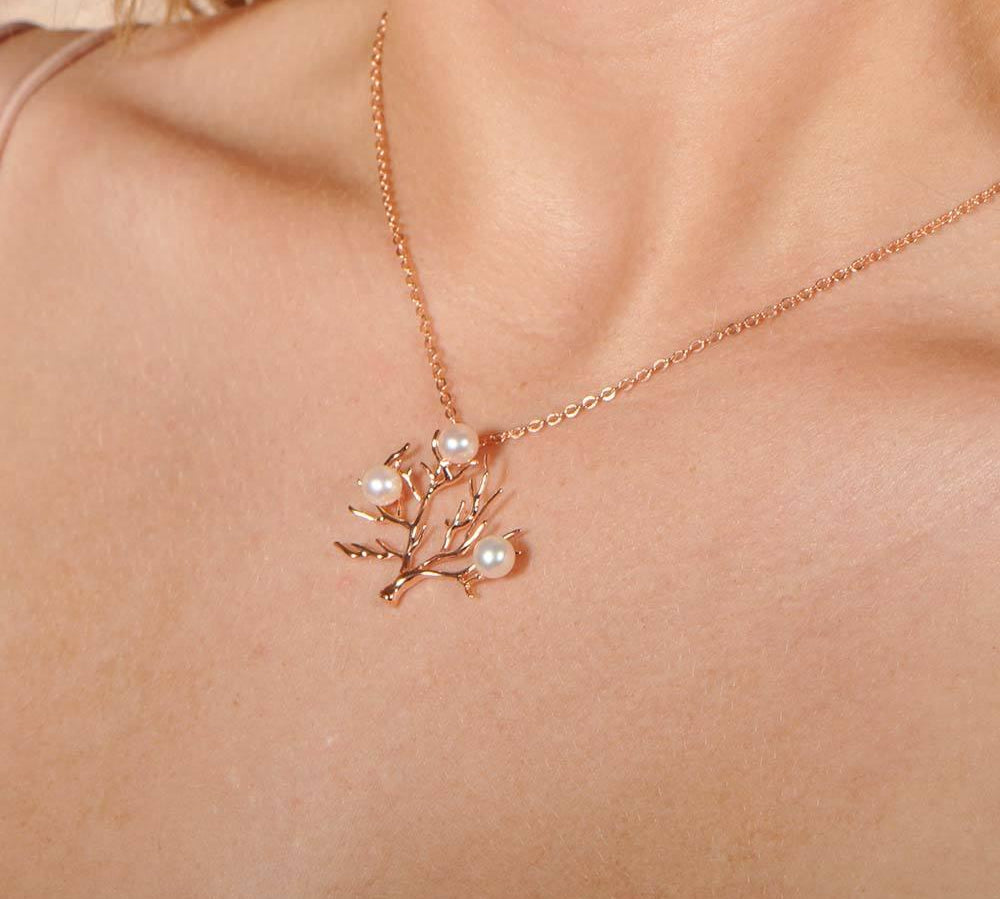 Pearl Coral Pendant Pendant Island by Koa Nani 