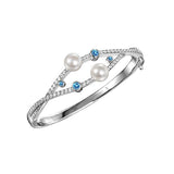 Pearl Crossed Paths Bangle Bangle Island by Koa Nani 