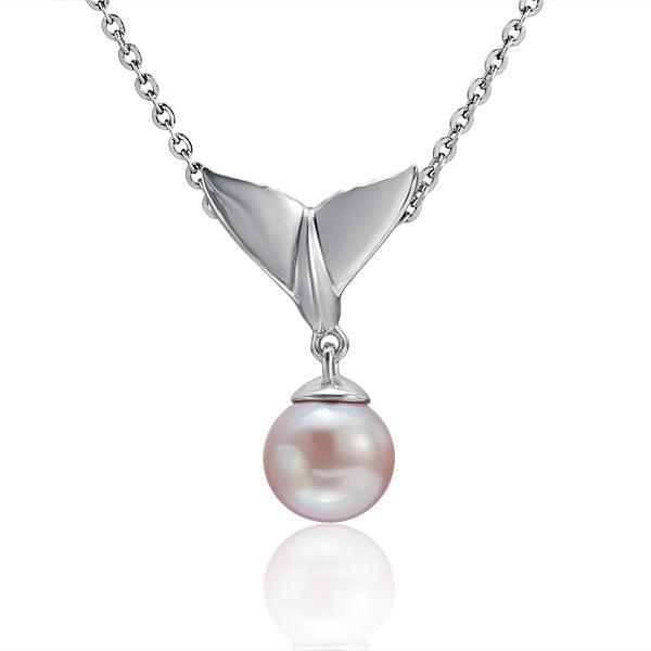 Pearl Flippers Pendant Pendant Island by Koa Nani Akoya Pearl 