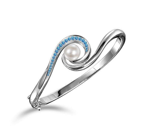 Pearl Fountain of Youth Bangle Bangle Island by Koa Nani 