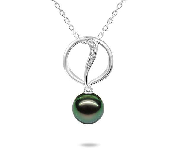 Pearl Hanalei Pier Pendant Pendant Island by Koa Nani Tahitian Pearl 