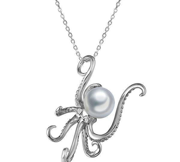 Pearl He’e Pendant Pendant Island by Koa Nani Freshwater Pearl 
