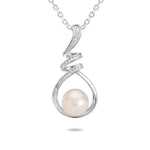 Pearl Helix Pendant Pendant Island by Koa Nani Freshwater Pearl 