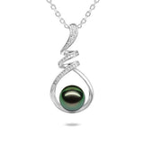 Pearl Helix Pendant Pendant Island by Koa Nani Tahitian Pearl 