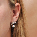 Pearl Hokuhele Earrings Earrings Island by Koa Nani 