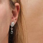 Pearl Hokuhele Sand Dollar Earrings Earrings Island by Koa Nani 