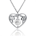 Pearl Honu Heart Pendant Pendant Island by Koa Nani Freshwater Pearl 
