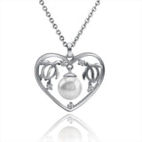 Pearl Honu Heart Pendant Pendant Island by Koa Nani Freshwater Pearl 