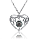 Pearl Honu Heart Pendant Pendant Island by Koa Nani Tahitian Pearl 