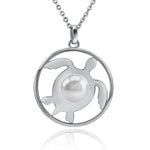 Pearl Honu Medallion Pendant Pendant Island by Koa Nani Freshwater Pearl 