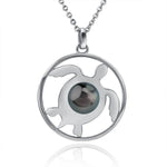 Pearl Honu Medallion Pendant Pendant Island by Koa Nani Tahitian Pearl 
