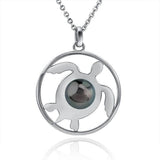 Pearl Honu Medallion Pendant Pendant Island by Koa Nani Tahitian Pearl 