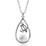 Pearl Honu Teardrop Pendant Pendant Island by Koa Nani Freshwater Pearl 