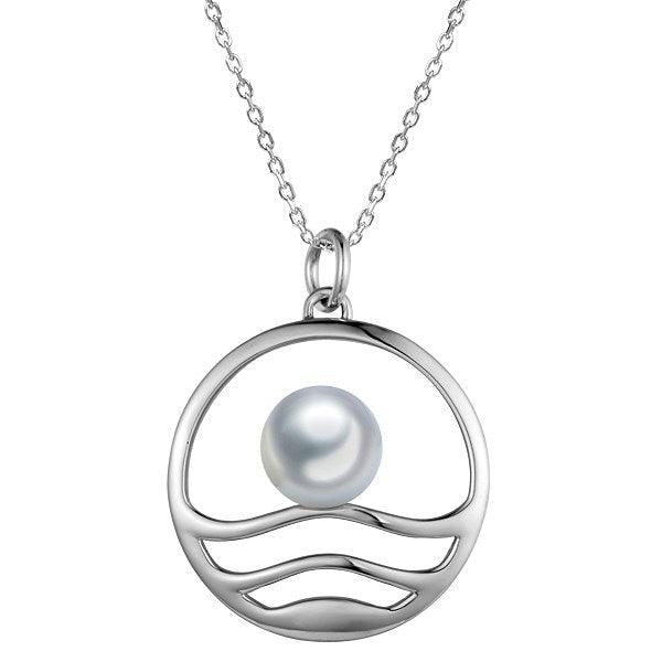 Pearl Horizon Pendant Pendant Island by Koa Nani Freshwater Pearl 