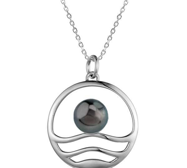 Pearl Horizon Pendant Pendant Island by Koa Nani Tahitian Pearl 