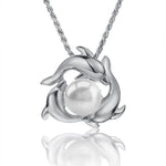 Pearl Infinity Nai'a Pendant Pendant Island by Koa Nani Freshwater Pearl 