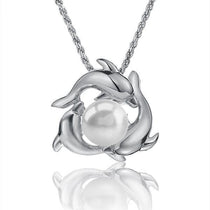 Pearl Infinity Nai'a Pendant Pendant Island by Koa Nani Freshwater Pearl 