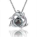 Pearl Infinity Nai'a Pendant Pendant Island by Koa Nani Tahitian Pearl 