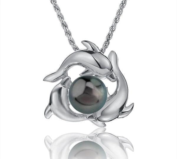 Pearl Infinity Nai'a Pendant Pendant Island by Koa Nani Tahitian Pearl 