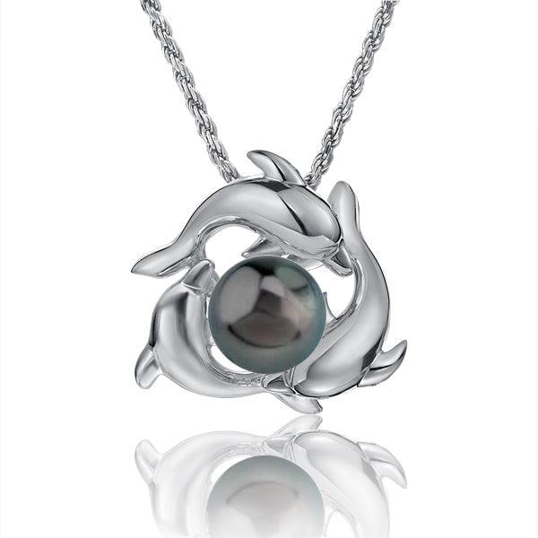 Pearl Infinity Nai'a Pendant Pendant Island by Koa Nani Tahitian Pearl 