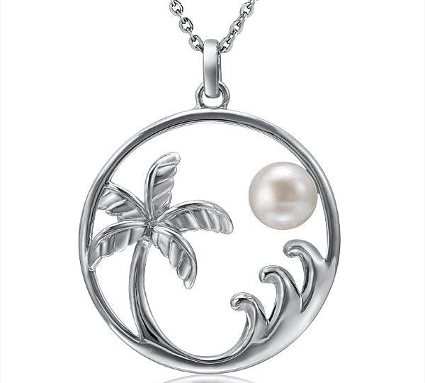 Pearl Island Pendant Pendant Island by Koa Nani Akoya Pearl 