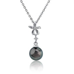 Pearl Jasmine Flower Pendant Pendant Island by Koa Nani Tahitian Pearl 