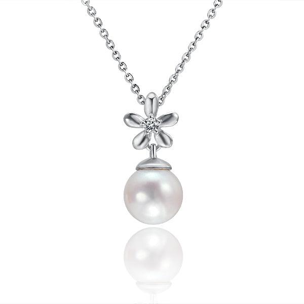 Pearl Jasmine Pendant Pendant Island by Koa Nani Akoya Pearl 